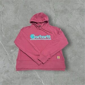 Carhartt Women’s Tencel Fiber Series Loose Fit Graphic Hooded Sweatshirt